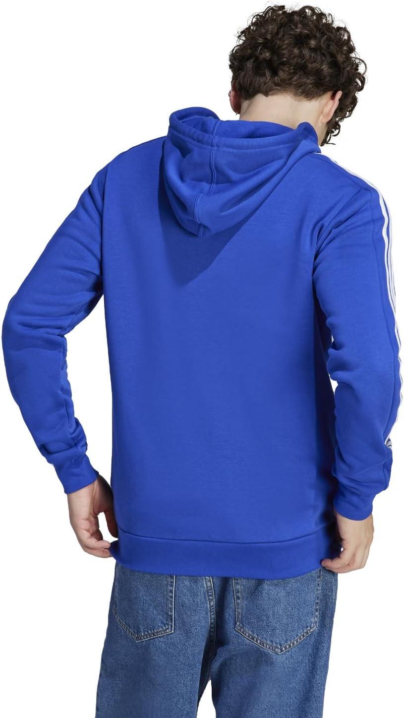 image:imageadidas mens Essentials Fleece 3stripes FullzipSemi Lucid Blue