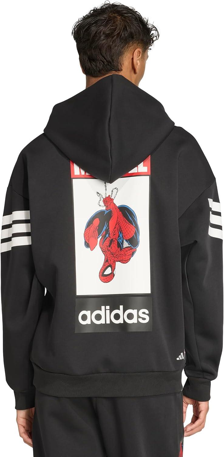 image:imageadidas mens Marvel HoodieSpidermanBlack