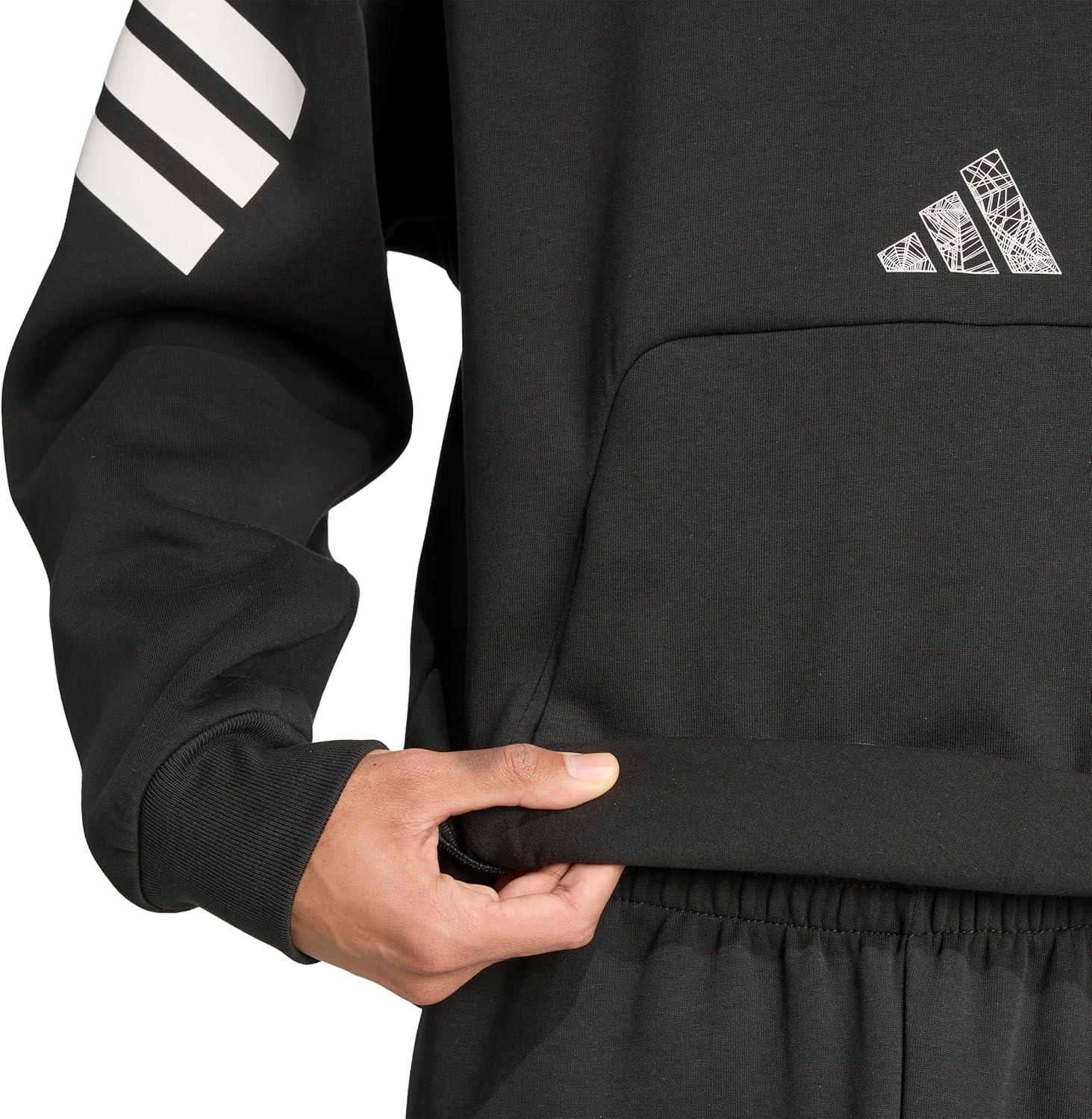 image:imageadidas mens Marvel HoodieSpidermanBlack