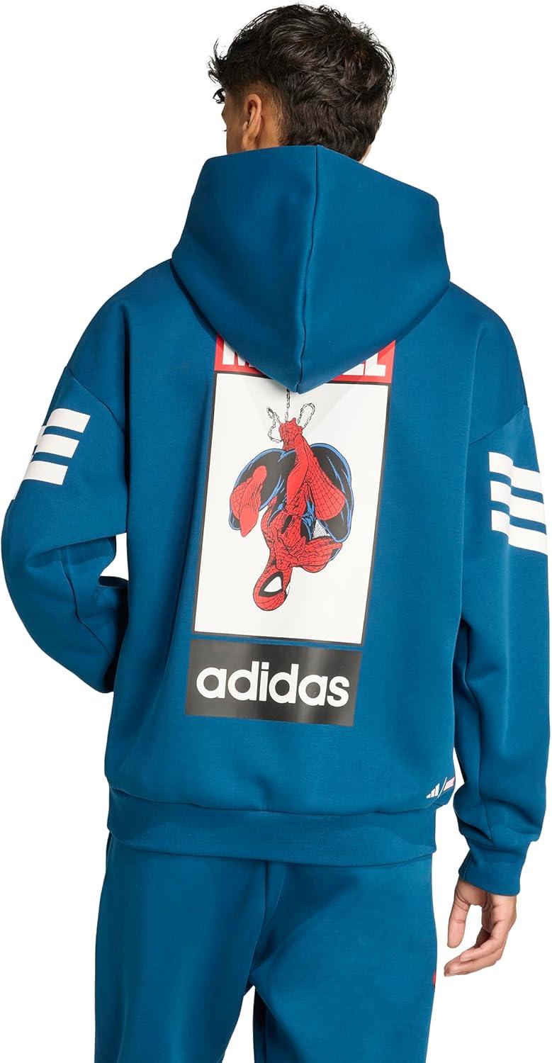 image:imageadidas mens Marvel HoodieSpidermanBlue Night