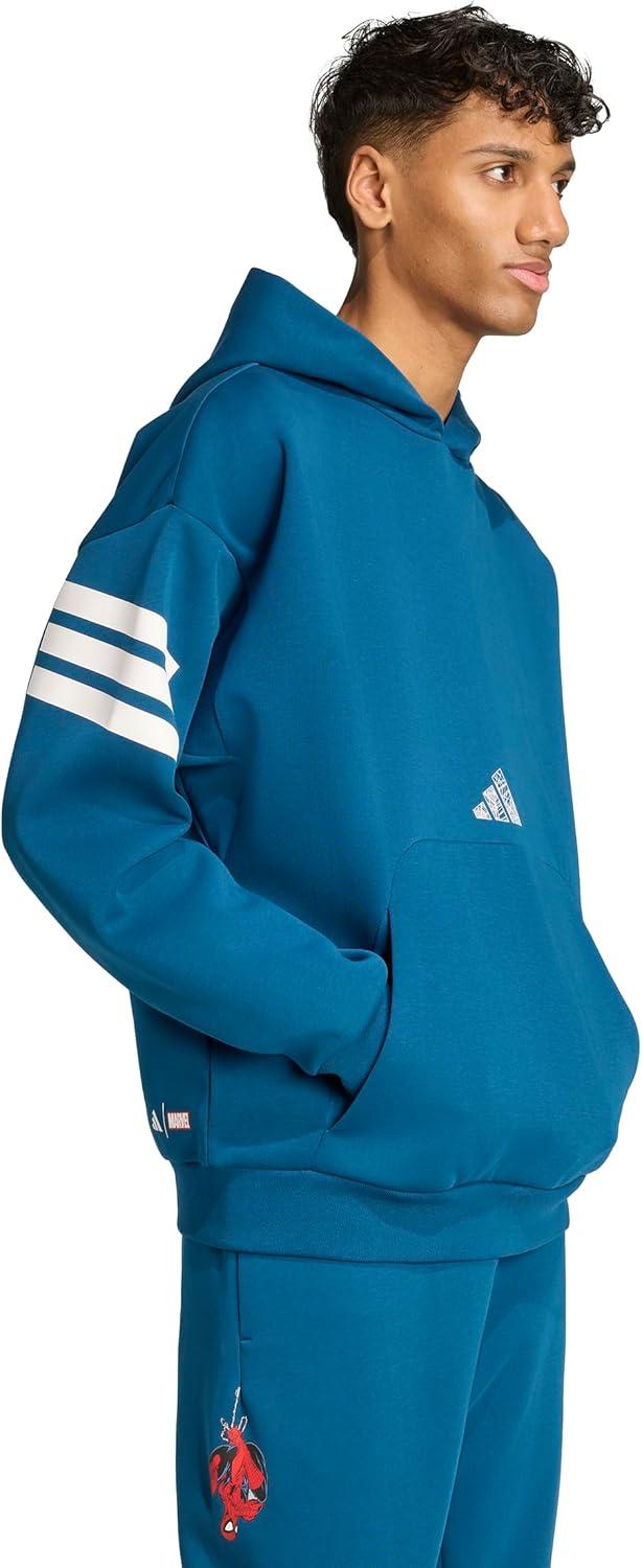 image:imageadidas mens Marvel HoodieSpidermanBlue Night