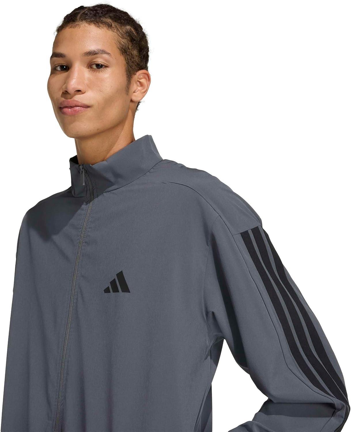 image:imageadidas mens Tricot Woven Track TopGrey
