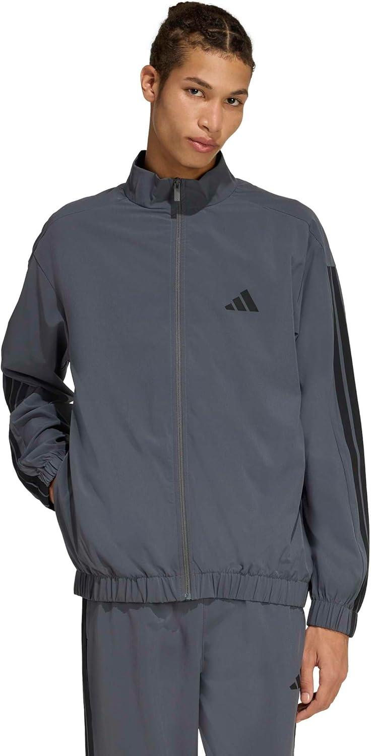 image:imageadidas mens Tricot Woven Track TopGrey
