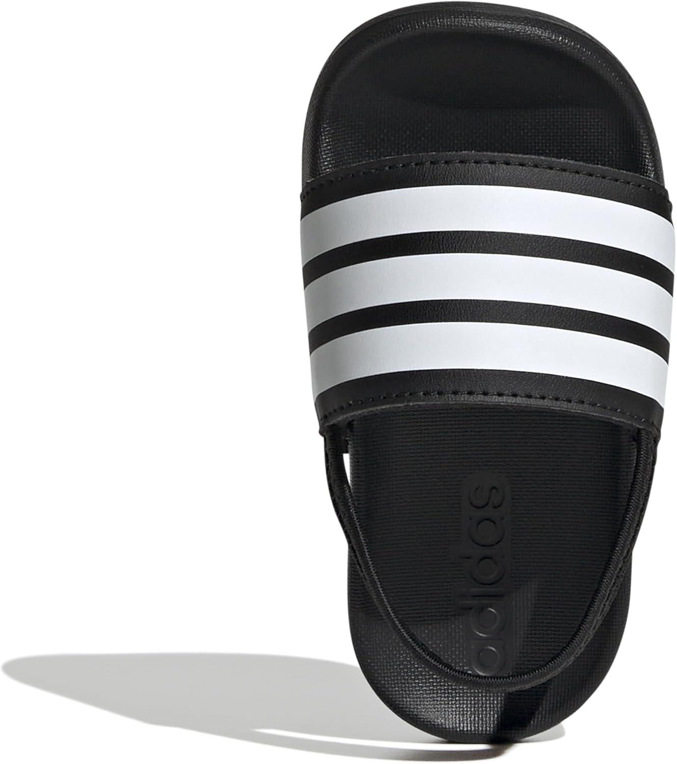 image:imageadidas unisexbaby Adilette EstrapBlackWhiteBlack