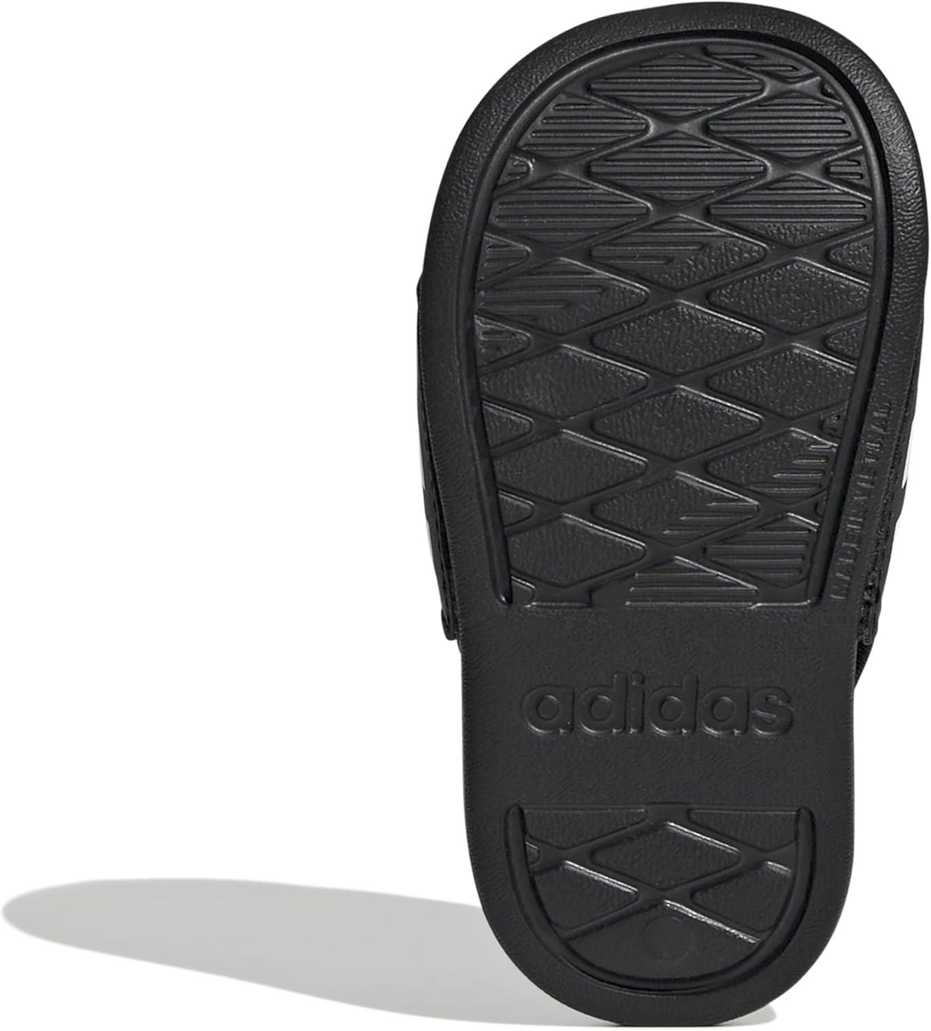 image:imageadidas unisexbaby Adilette EstrapBlackWhiteBlack