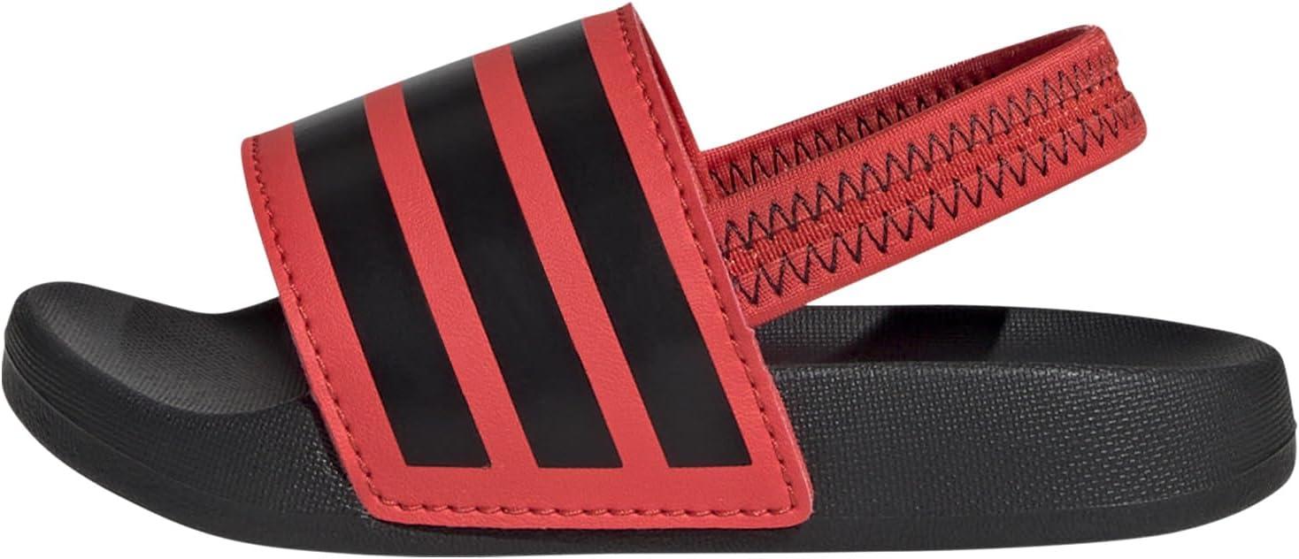 image:imageadidas unisexbaby Adilette EstrapBright RedBlackBlack