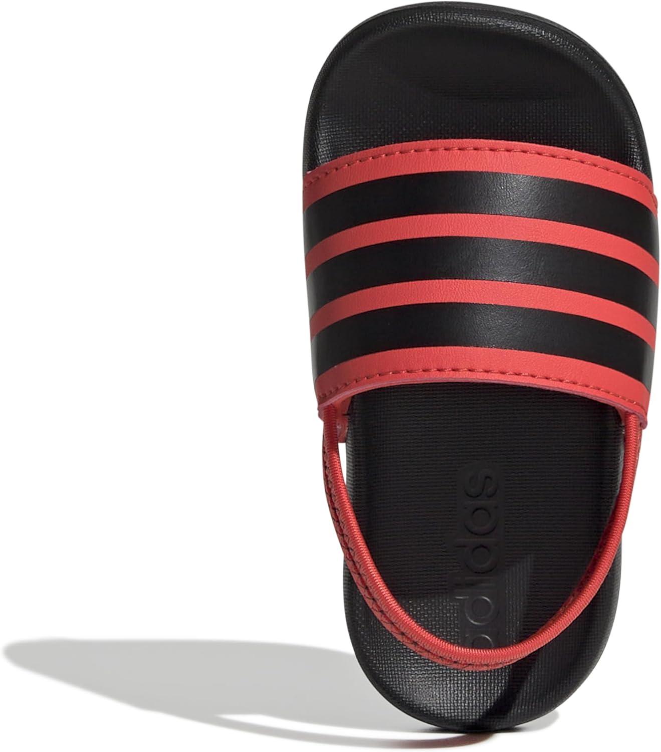 image:imageadidas unisexbaby Adilette EstrapBright RedBlackBlack