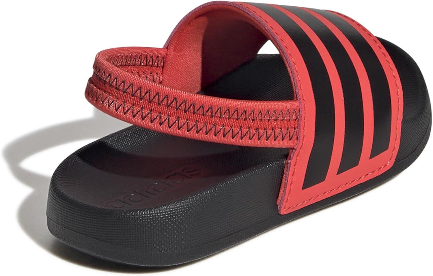 image:imageadidas unisexbaby Adilette EstrapBright RedBlackBlack