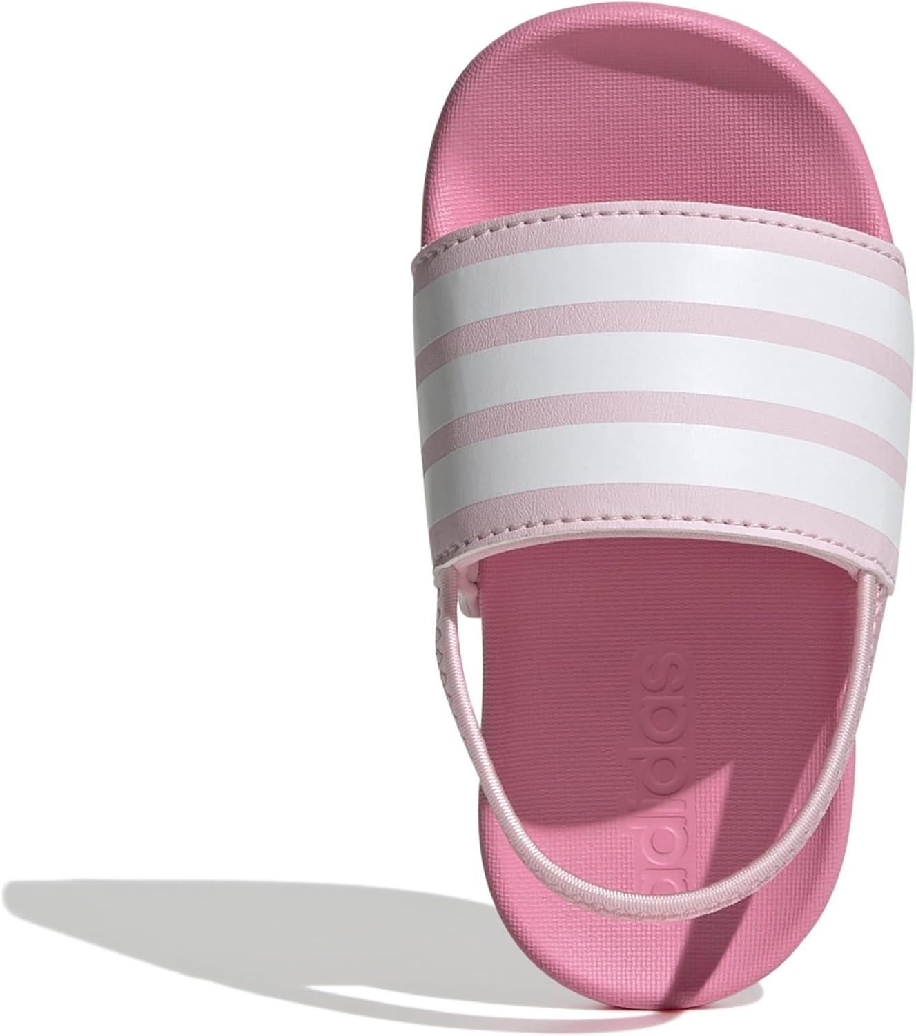 image:imageadidas unisexbaby Adilette EstrapClear PinkWhiteBliss Pink