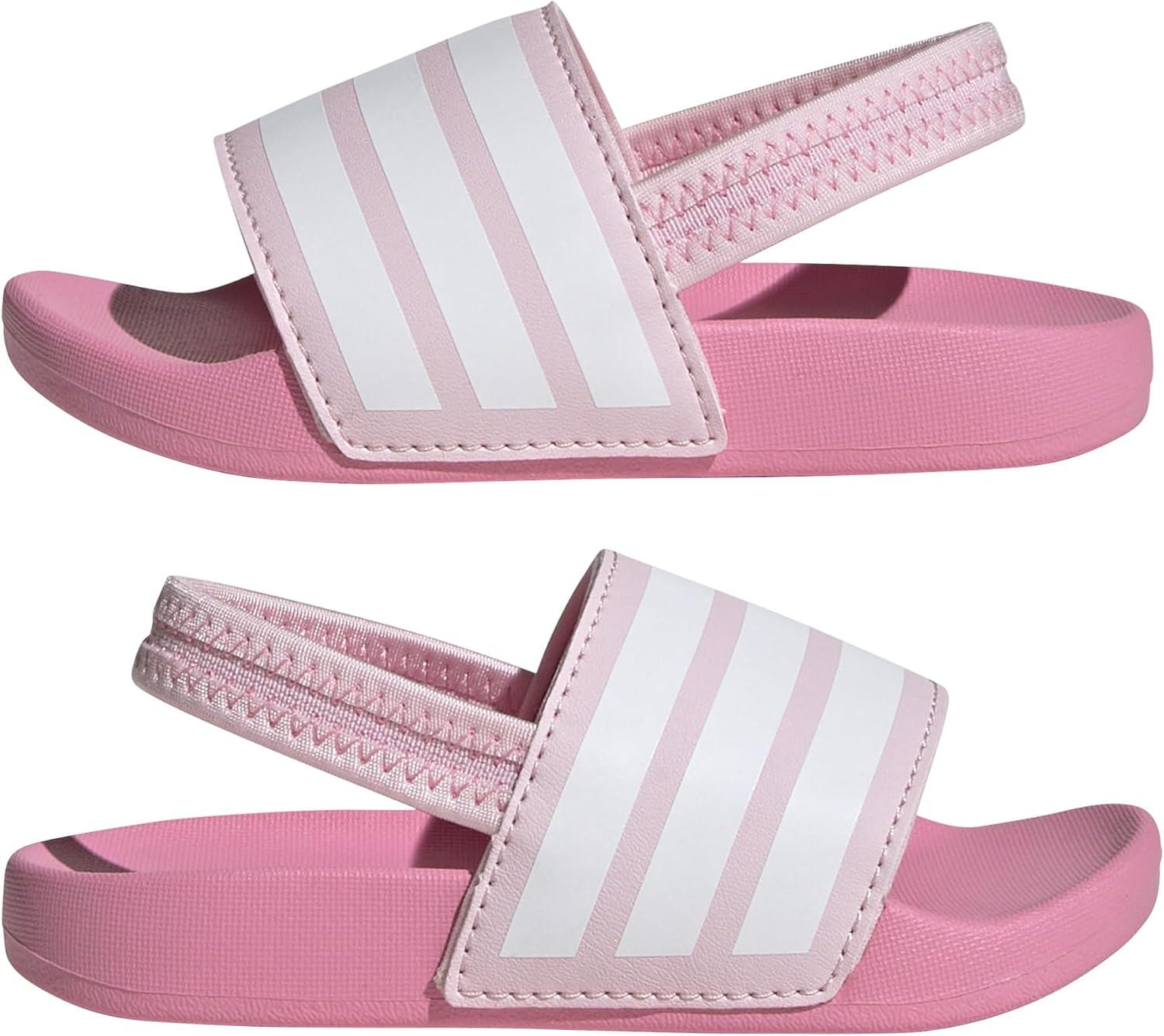 image:imageadidas unisexbaby Adilette EstrapClear PinkWhiteBliss Pink