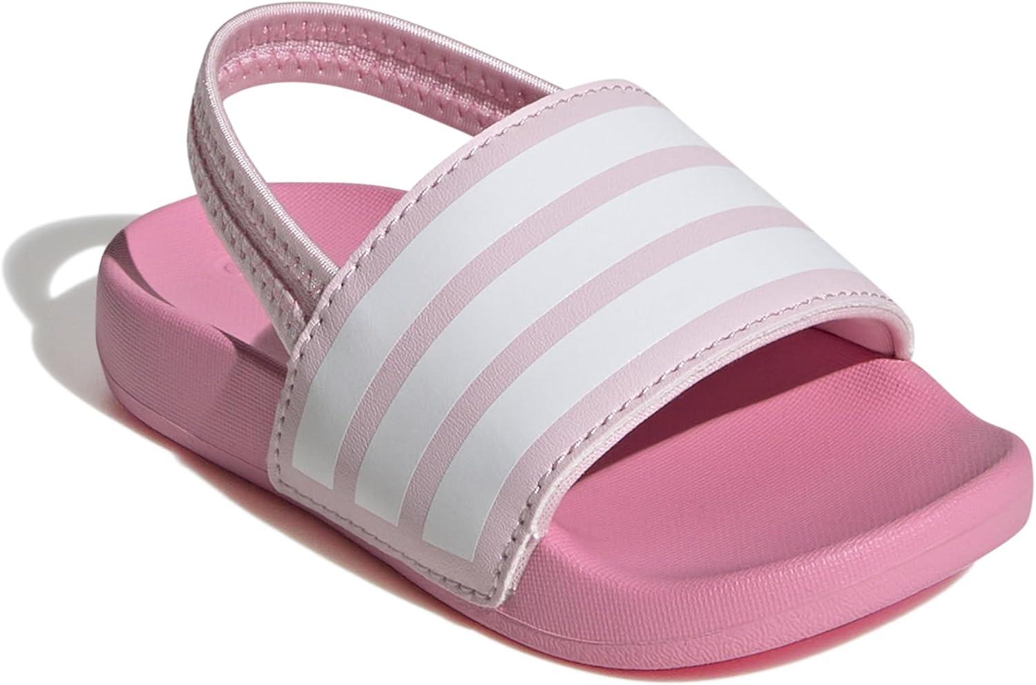 image:imageadidas unisexbaby Adilette EstrapClear PinkWhiteBliss Pink
