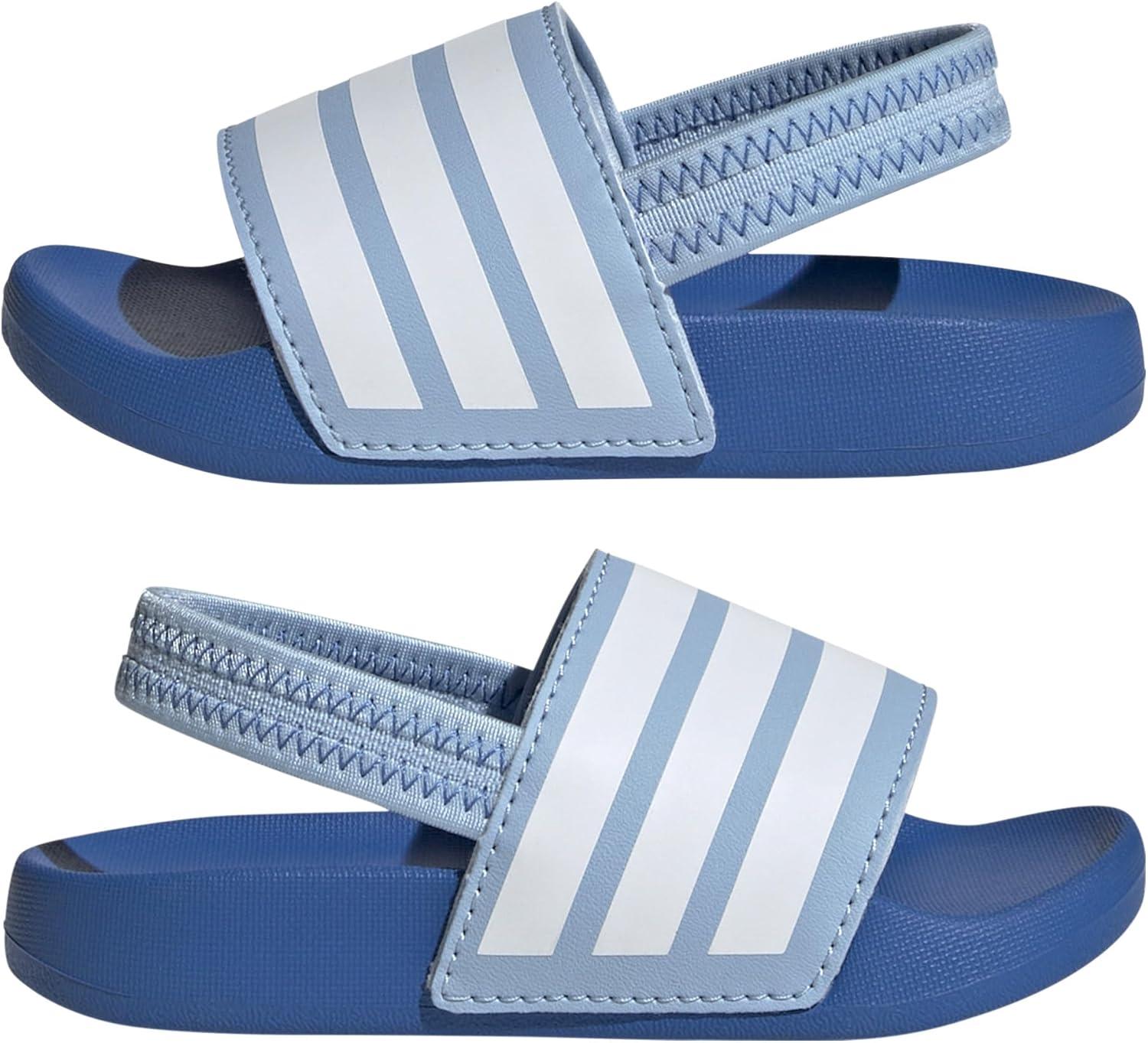 image:imageadidas unisexbaby Adilette EstrapClear SkyWhiteBright Royal