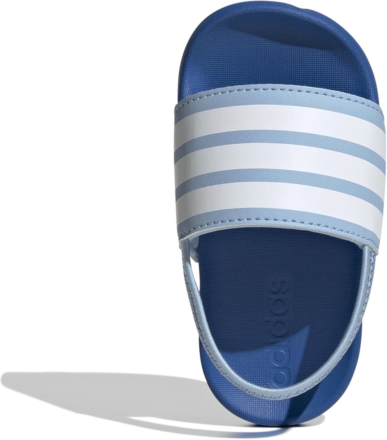 image:imageadidas unisexbaby Adilette EstrapClear SkyWhiteBright Royal