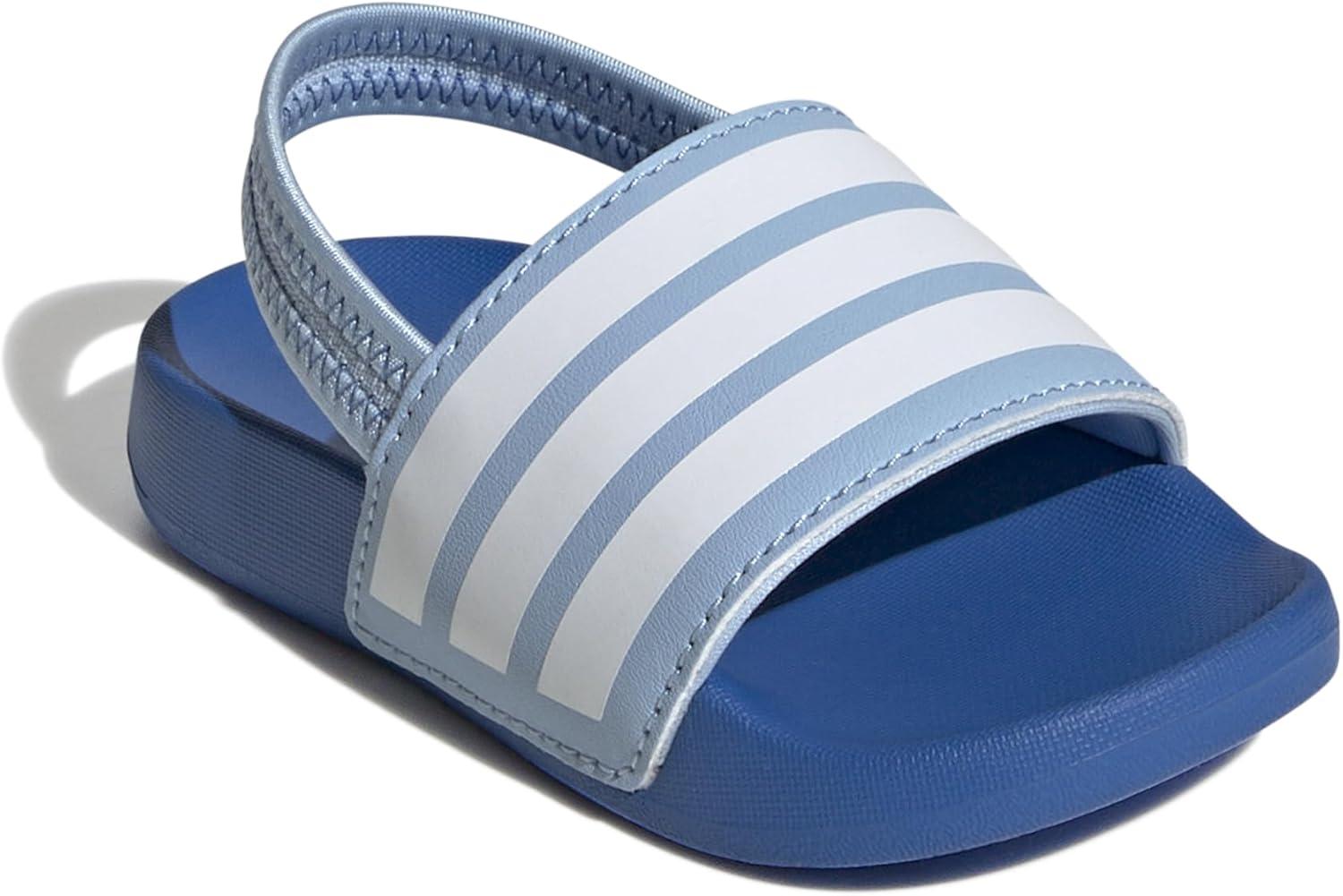 image:imageadidas unisexbaby Adilette EstrapClear SkyWhiteBright Royal