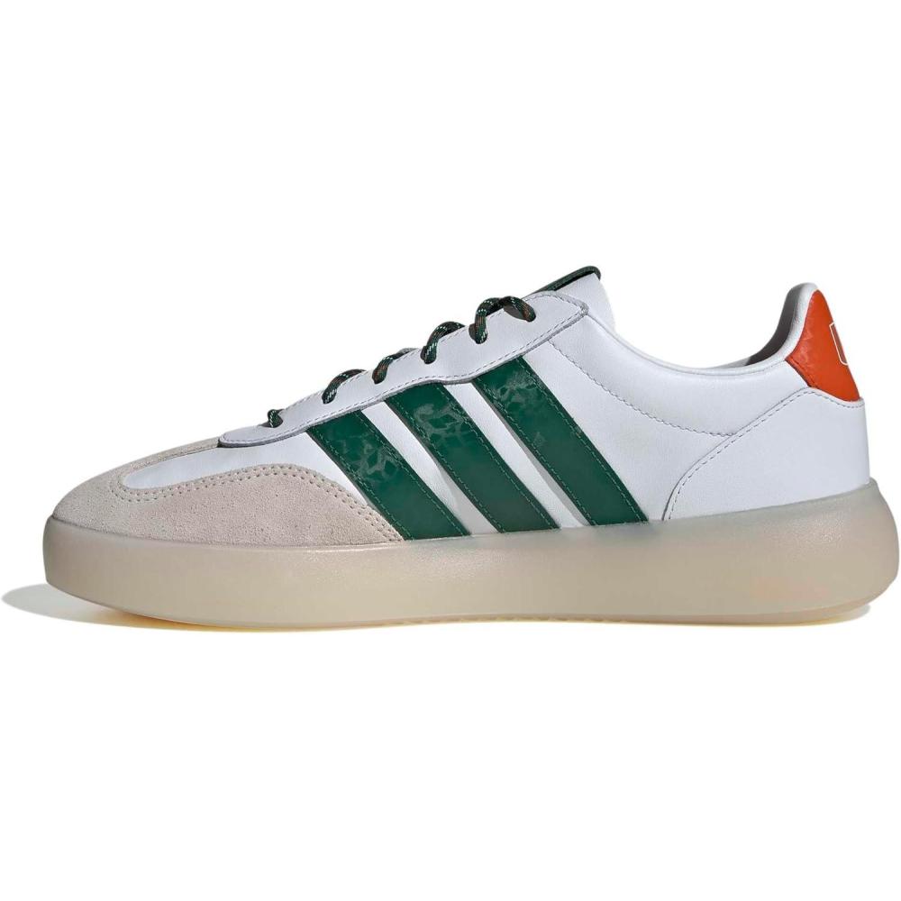 image:imageadidas Mens Barreda Decode ShoeWhiteDark GreenCollegiate OrangeUniversity of Miami