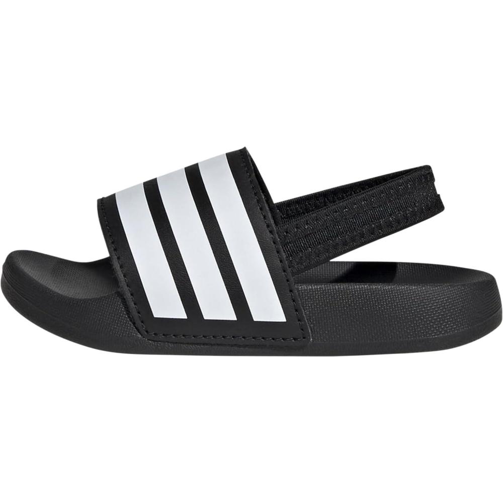 image:imageadidas unisexbaby Adilette EstrapBlackWhiteBlack