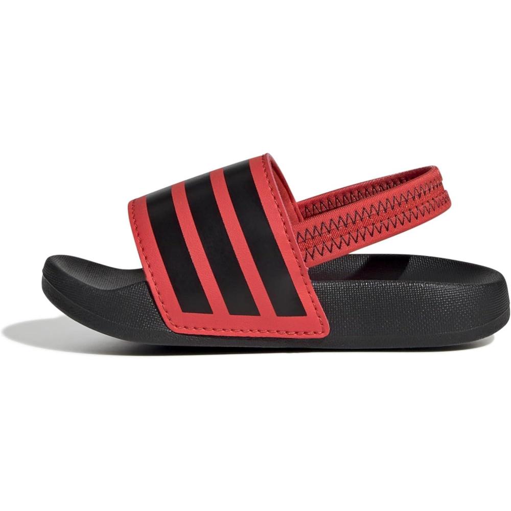 image:imageadidas unisexbaby Adilette EstrapBright RedBlackBlack