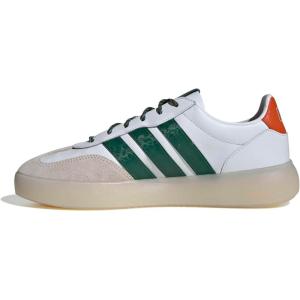adidas Men’s Barreda Decode Shoe(White/Dark Green/Collegiate Orange/University of Miami)
