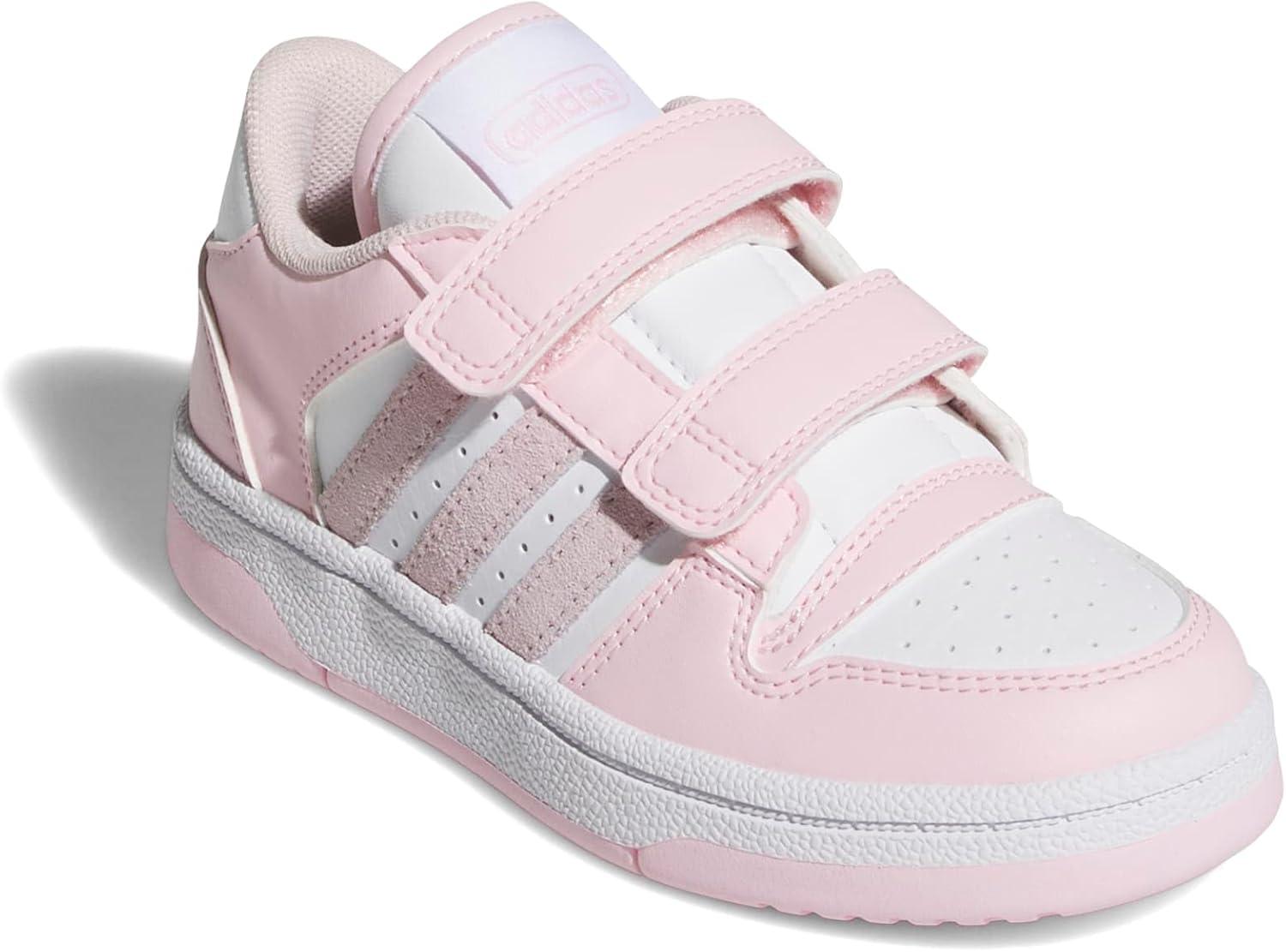 image:imageAdidas UnisexChild Break Start Hook amp LoopClear PinkWhiteCloud White
