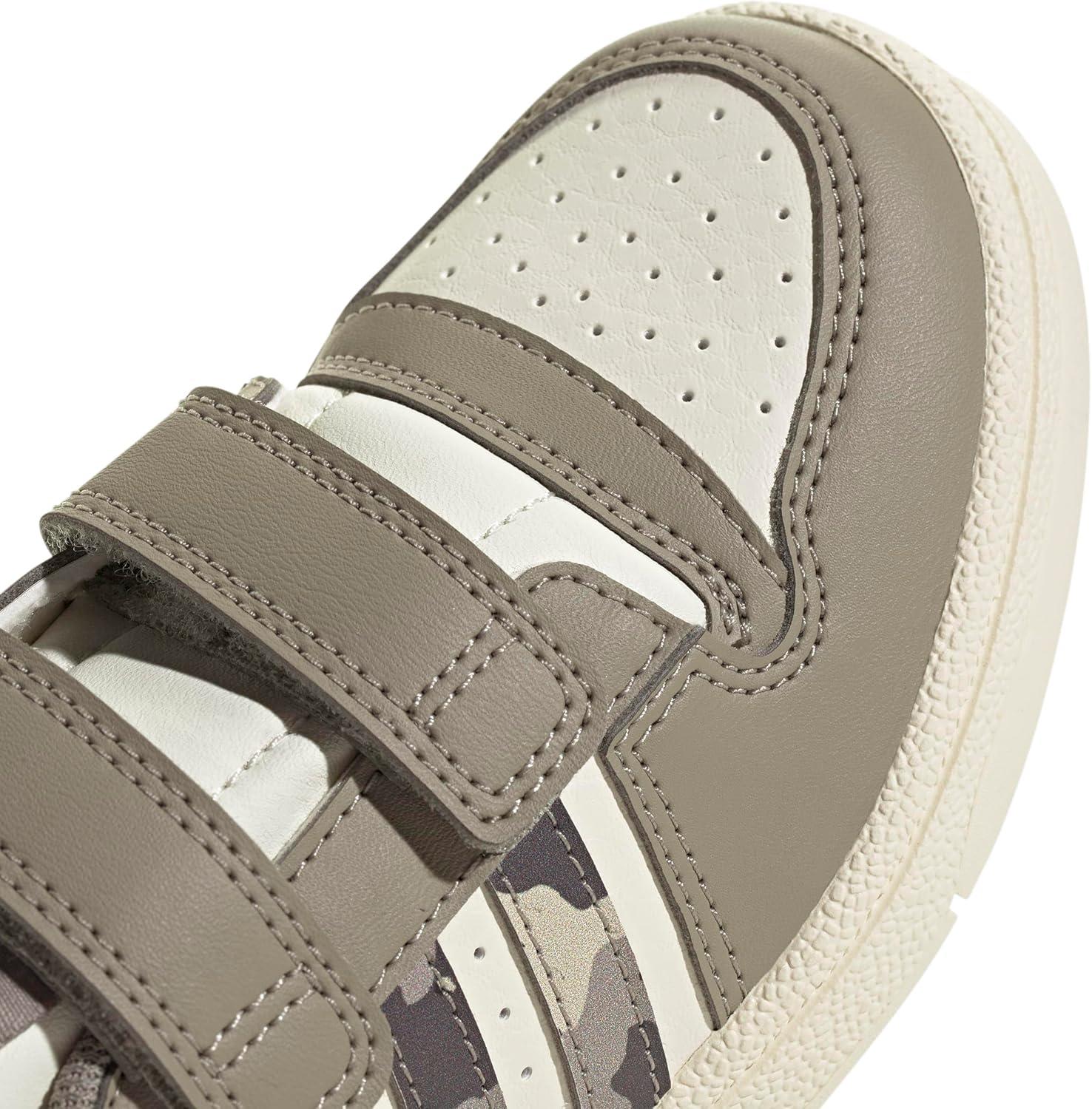 image:imageAdidas UnisexChild Break Start Hook amp LoopPutty BeigeOff WhiteGranite