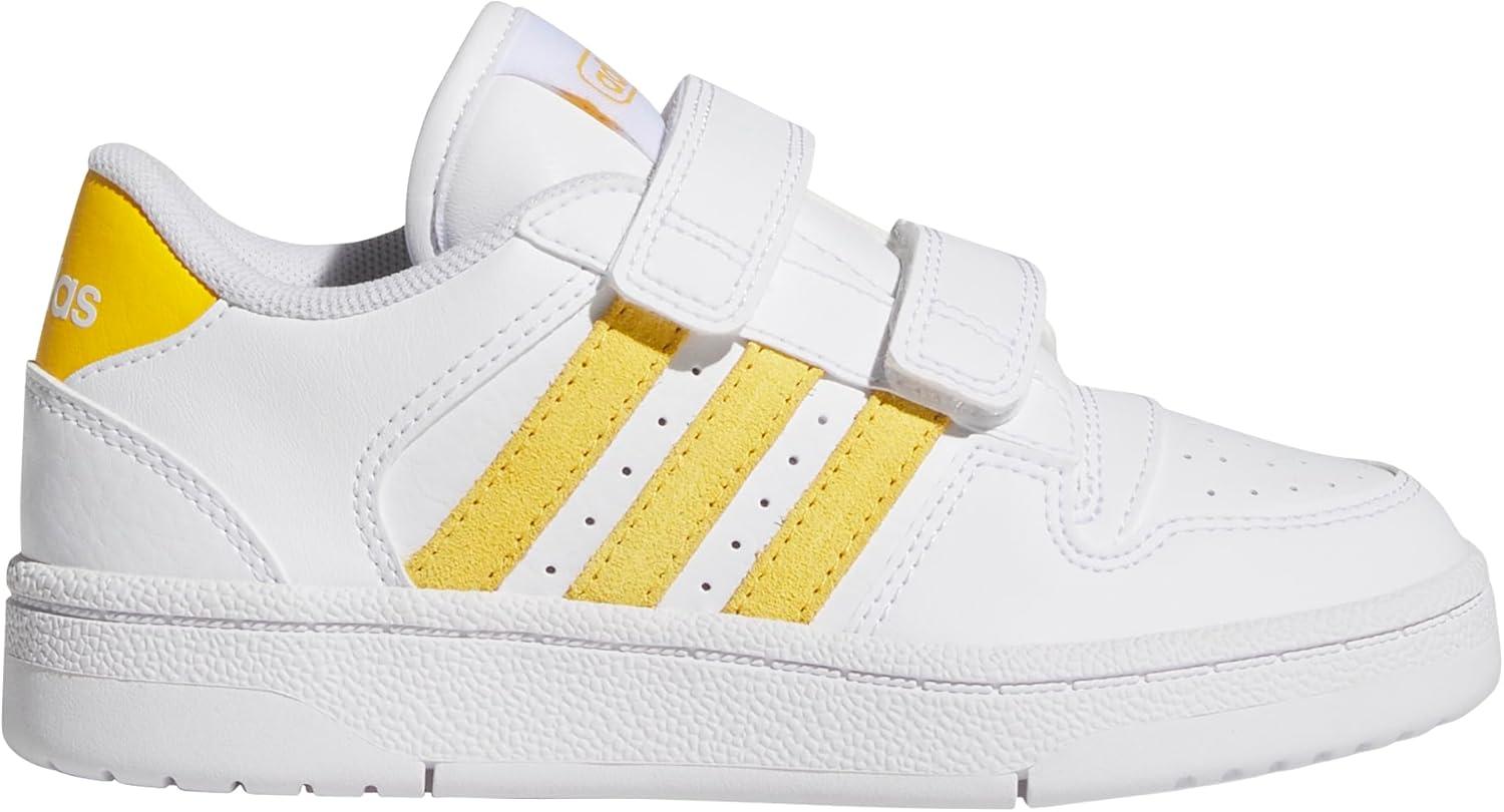 image:imageAdidas UnisexChild Break Start Hook amp LoopWhiteBold GoldWhite