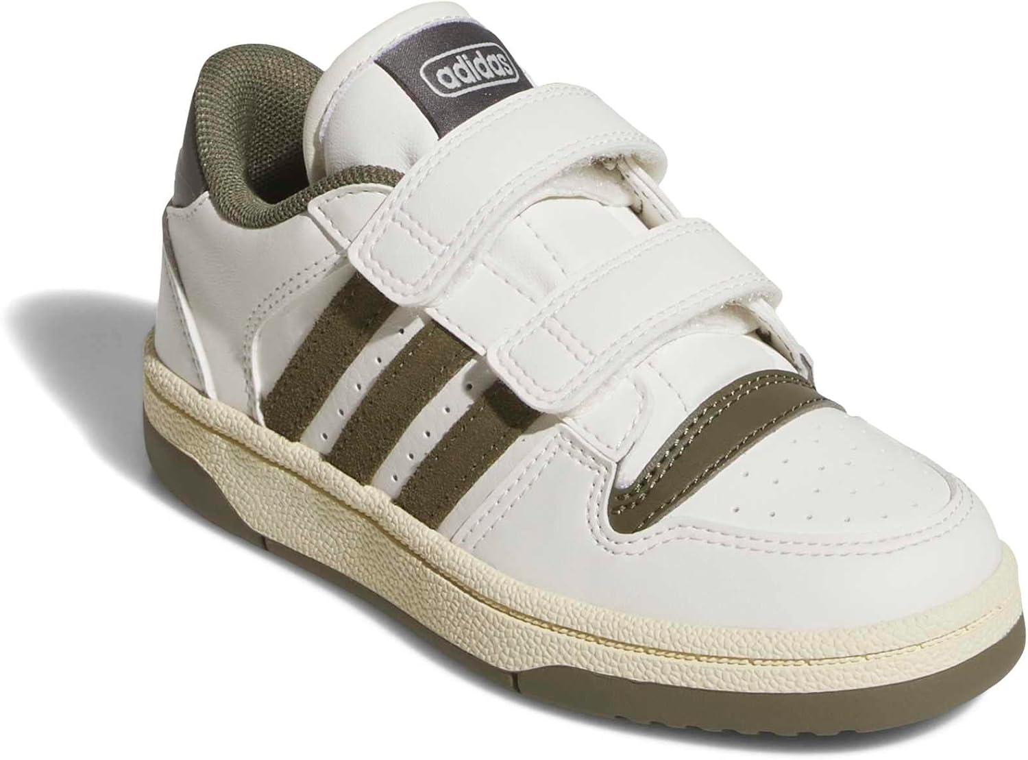 image:imageAdidas UnisexChild Break Start Hook amp LoopWhiteOlive StrataCharcoal