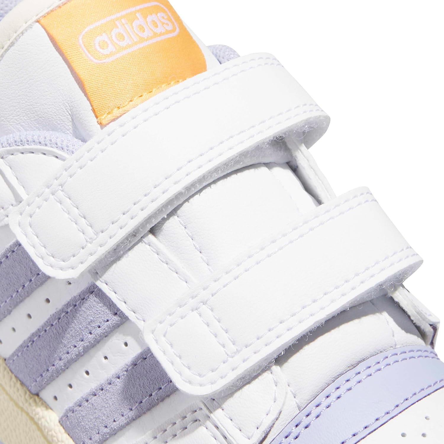 image:imageAdidas UnisexChild Break Start Hook amp LoopWhiteViolet ToneHazy Orange