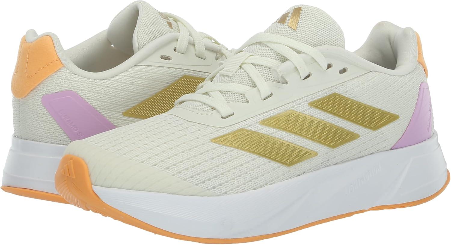 image:imageAdidas UnisexChild Duramo SlIvoryGold MetallicHazy Orange