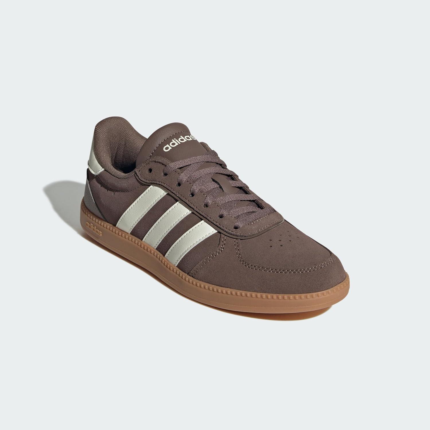 image:imageAdidas Womens Breaknet Sleek SneakersEarth Strata Off White Gum10