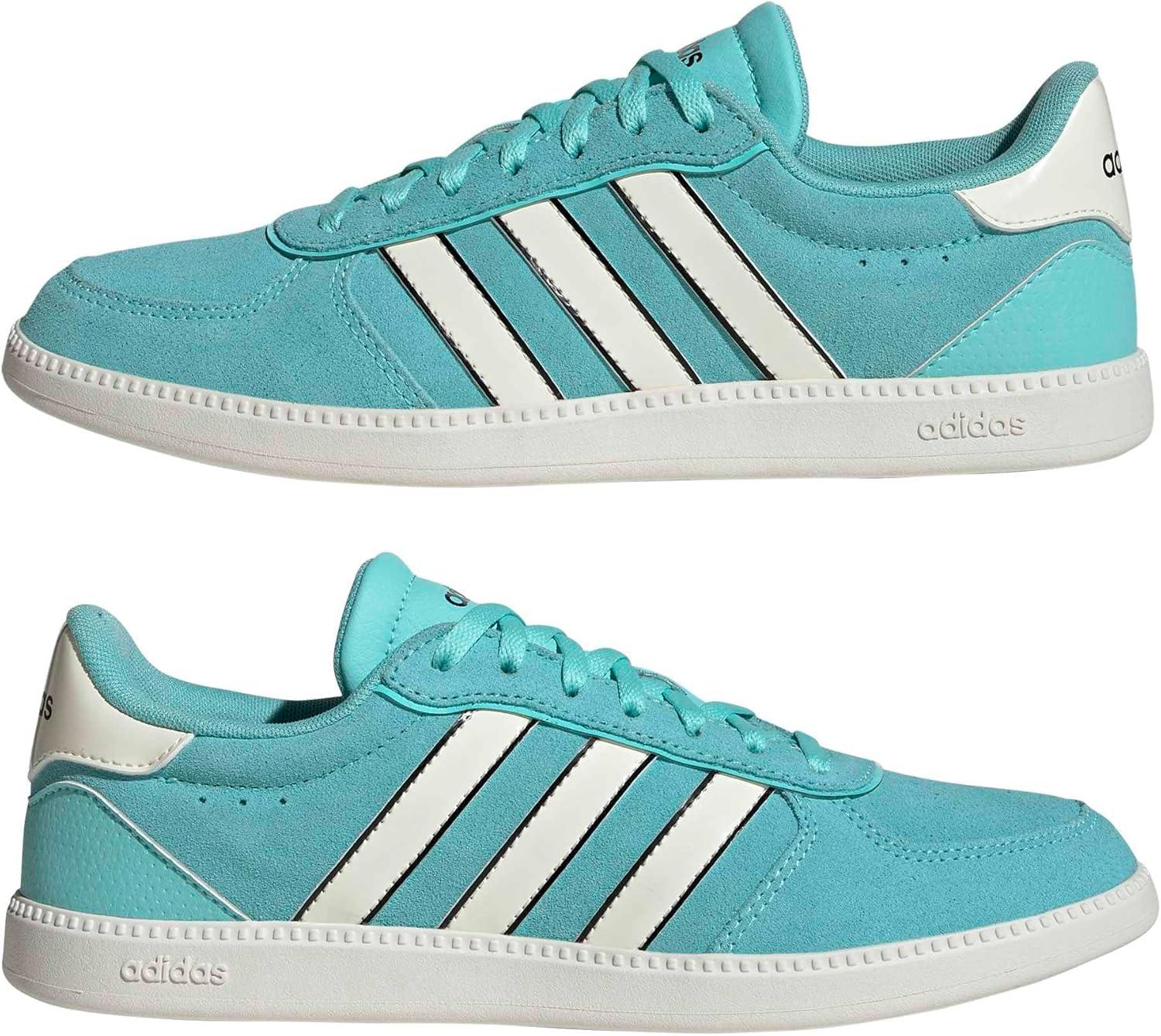 image:imageAdidas Womens Breaknet Sleek SneakersFlash AquaOff WhiteBlack