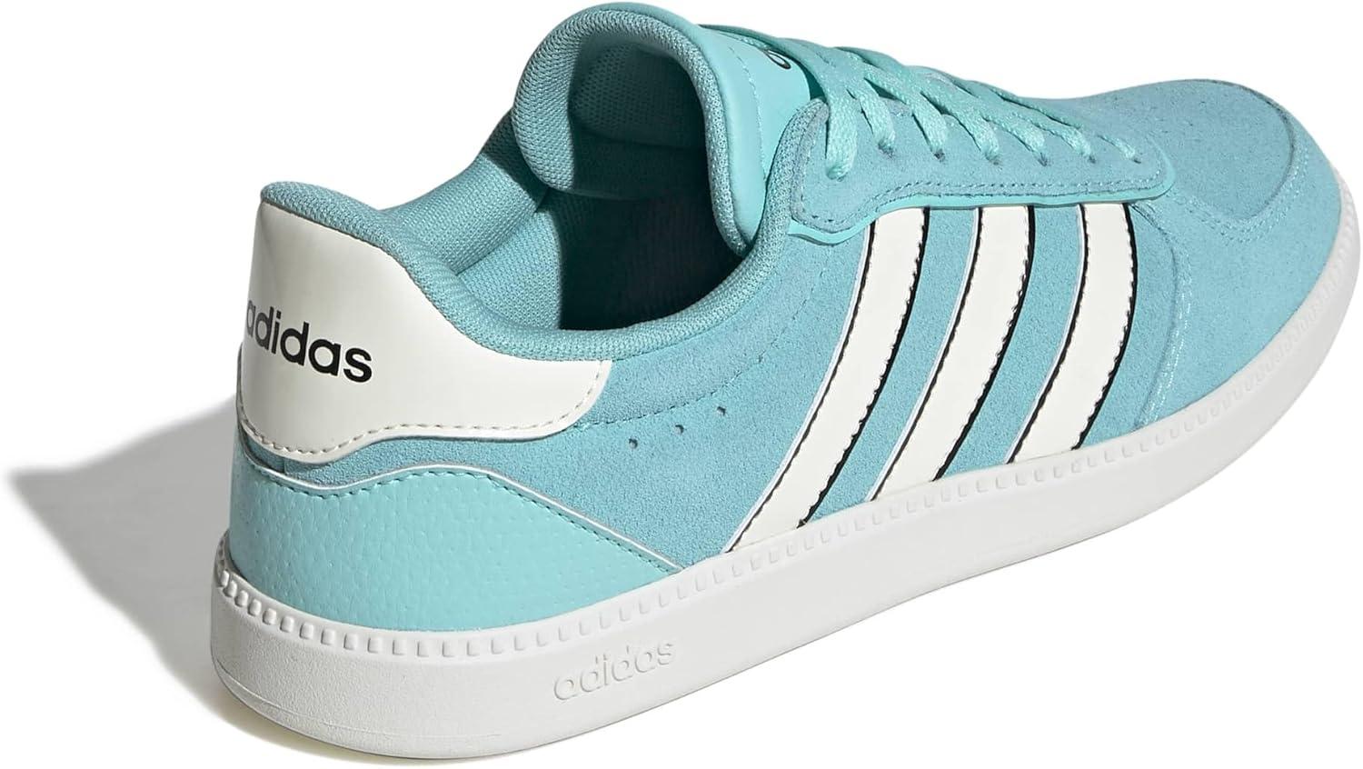 image:imageAdidas Womens Breaknet Sleek SneakersFlash AquaOff WhiteBlack