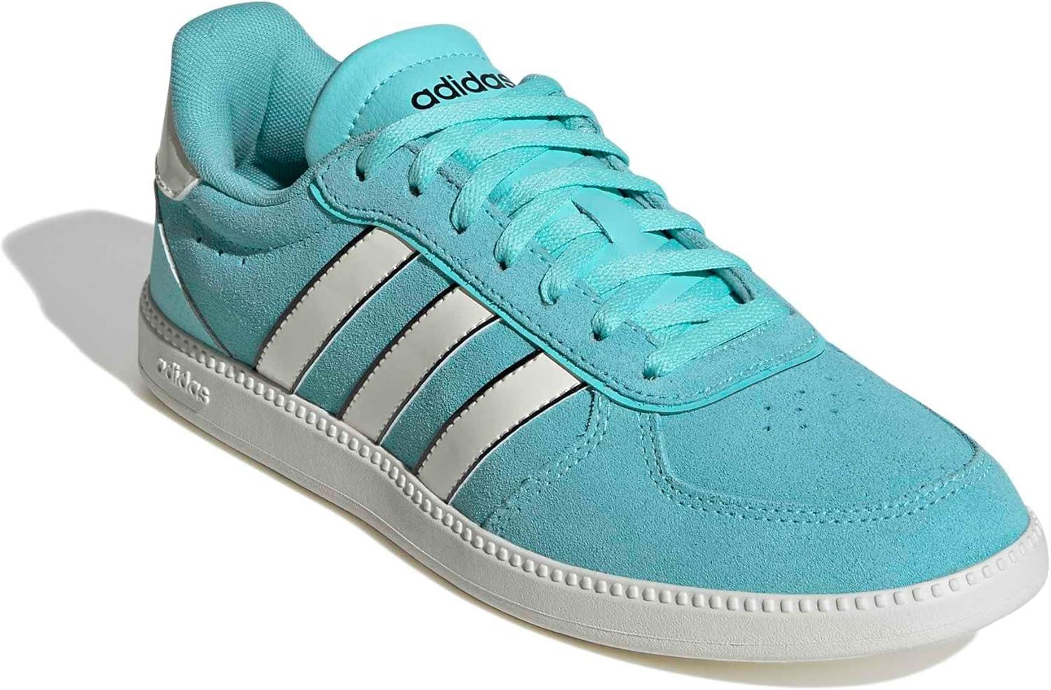 image:imageAdidas Womens Breaknet Sleek SneakersFlash AquaOff WhiteBlack