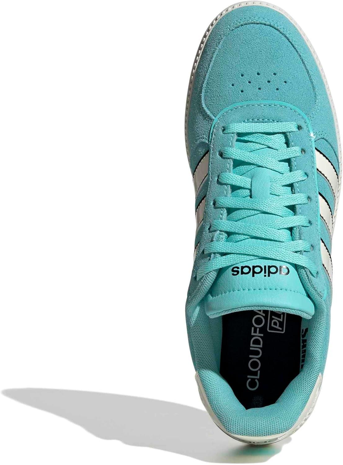image:imageAdidas Womens Breaknet Sleek SneakersFlash AquaOff WhiteBlack