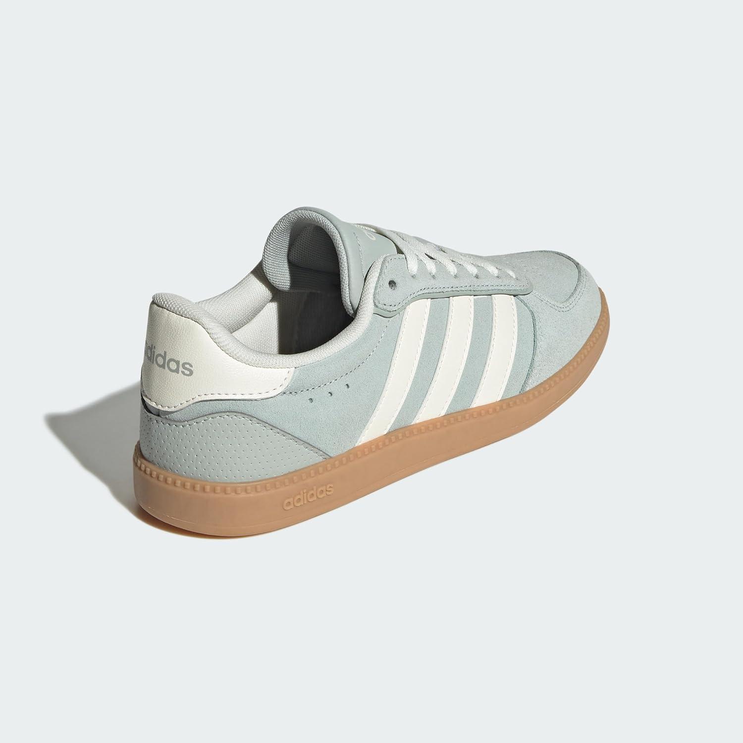 image:imageAdidas Womens Breaknet Sleek SneakersWonder Silver Off White Gum 3