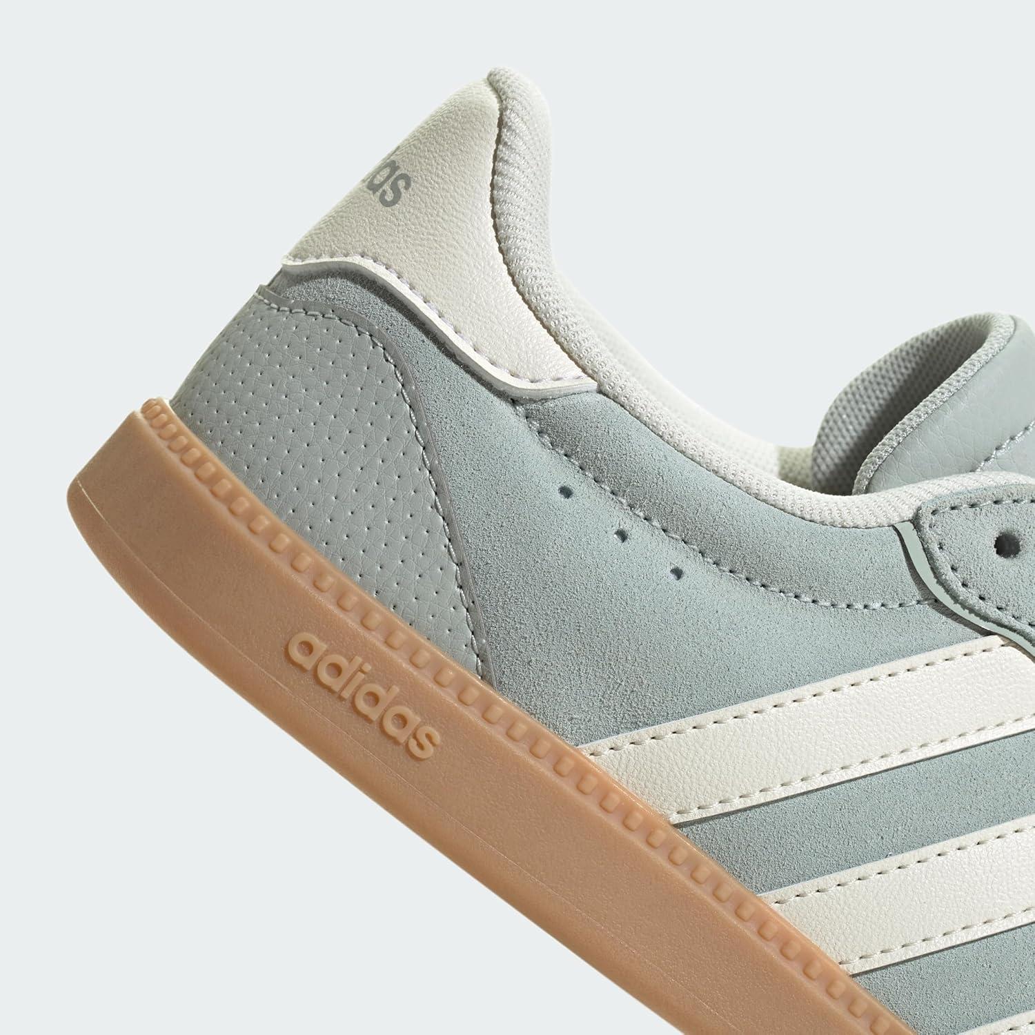 image:imageAdidas Womens Breaknet Sleek SneakersWonder Silver Off White Gum 3