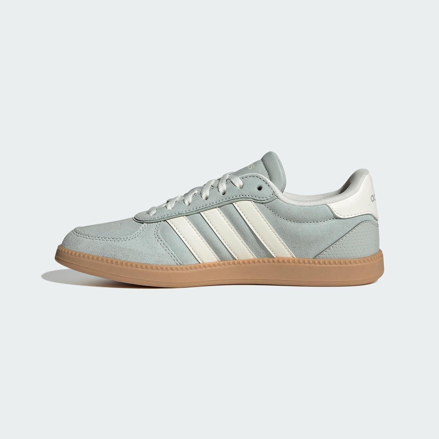 image:imageAdidas Womens Breaknet Sleek SneakersWonder Silver Off White Gum 3