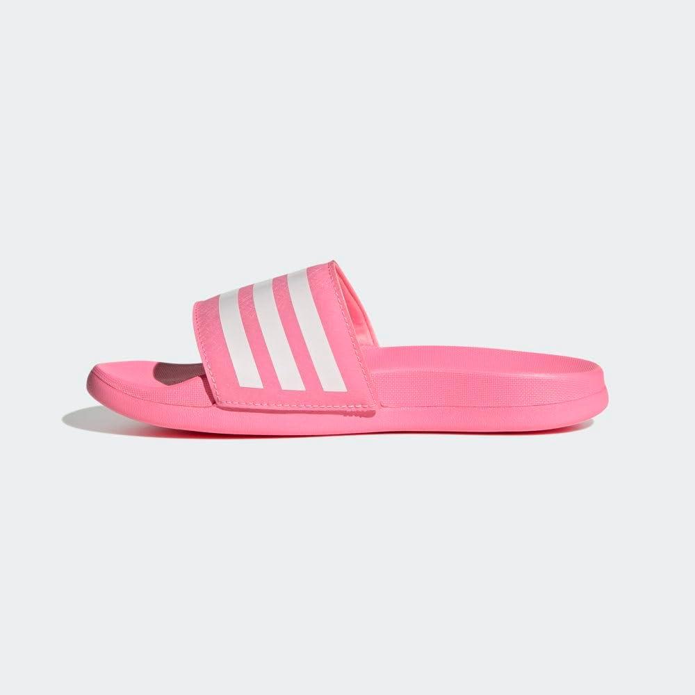 image:imageadidas Boys Adilette Comfort SlidesBeam PinkWhiteBeam Pink