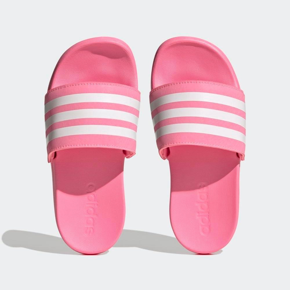 image:imageadidas Boys Adilette Comfort SlidesBeam PinkWhiteBeam Pink