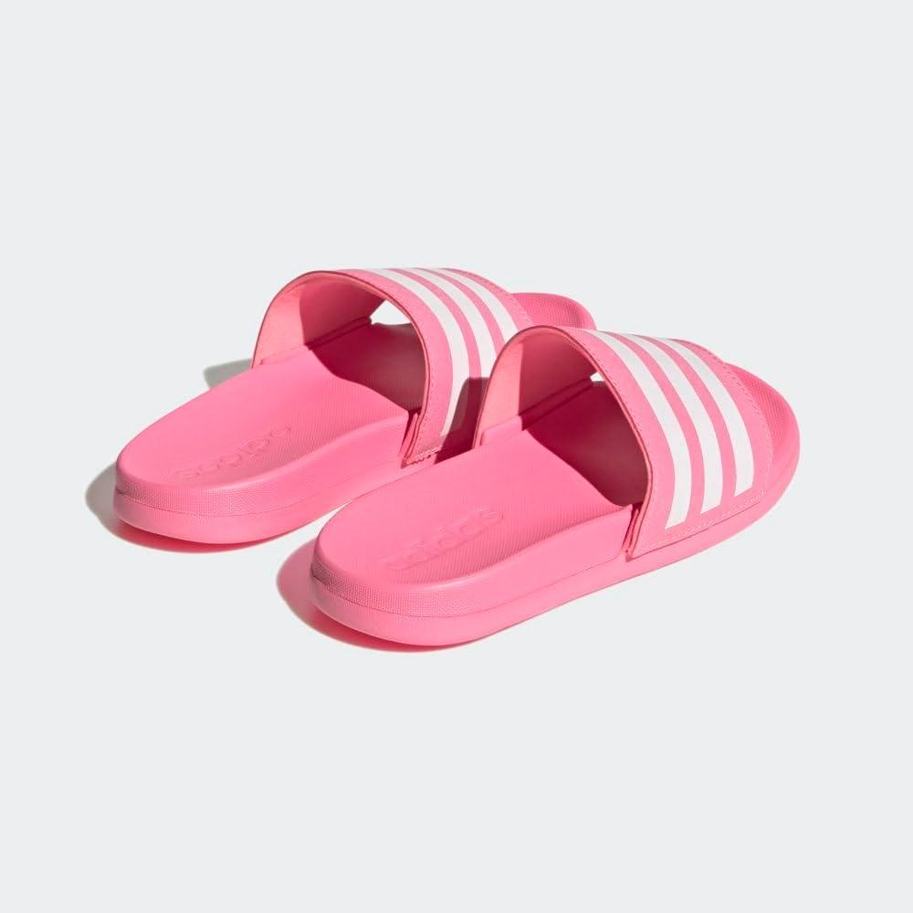 image:imageadidas Boys Adilette Comfort SlidesBeam PinkWhiteBeam Pink