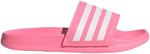 image:imageadidas Boys Adilette Comfort SlidesBeam PinkWhiteBeam Pink