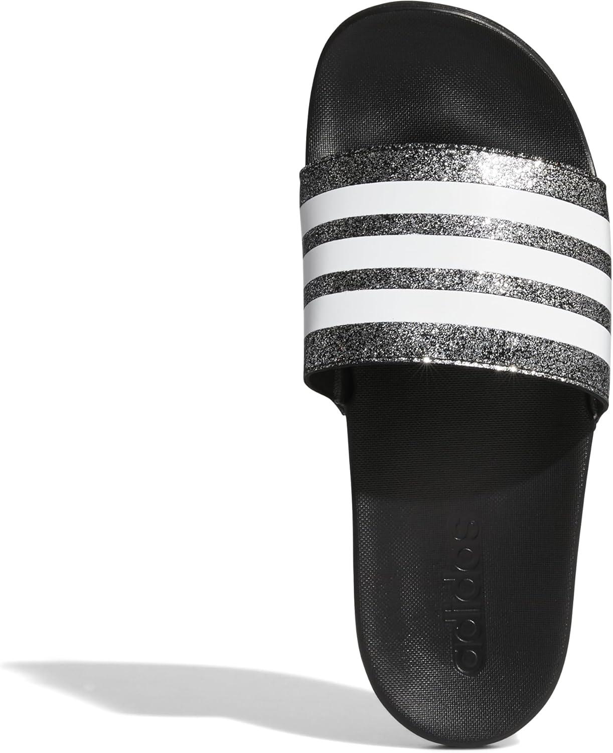image:imageadidas Boys Adilette Comfort SlidesBlackWhiteBlack