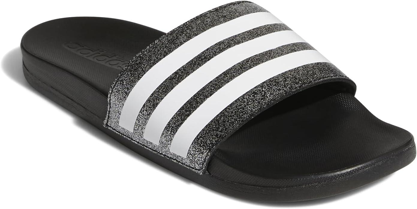 image:imageadidas Boys Adilette Comfort SlidesBlackWhiteBlack