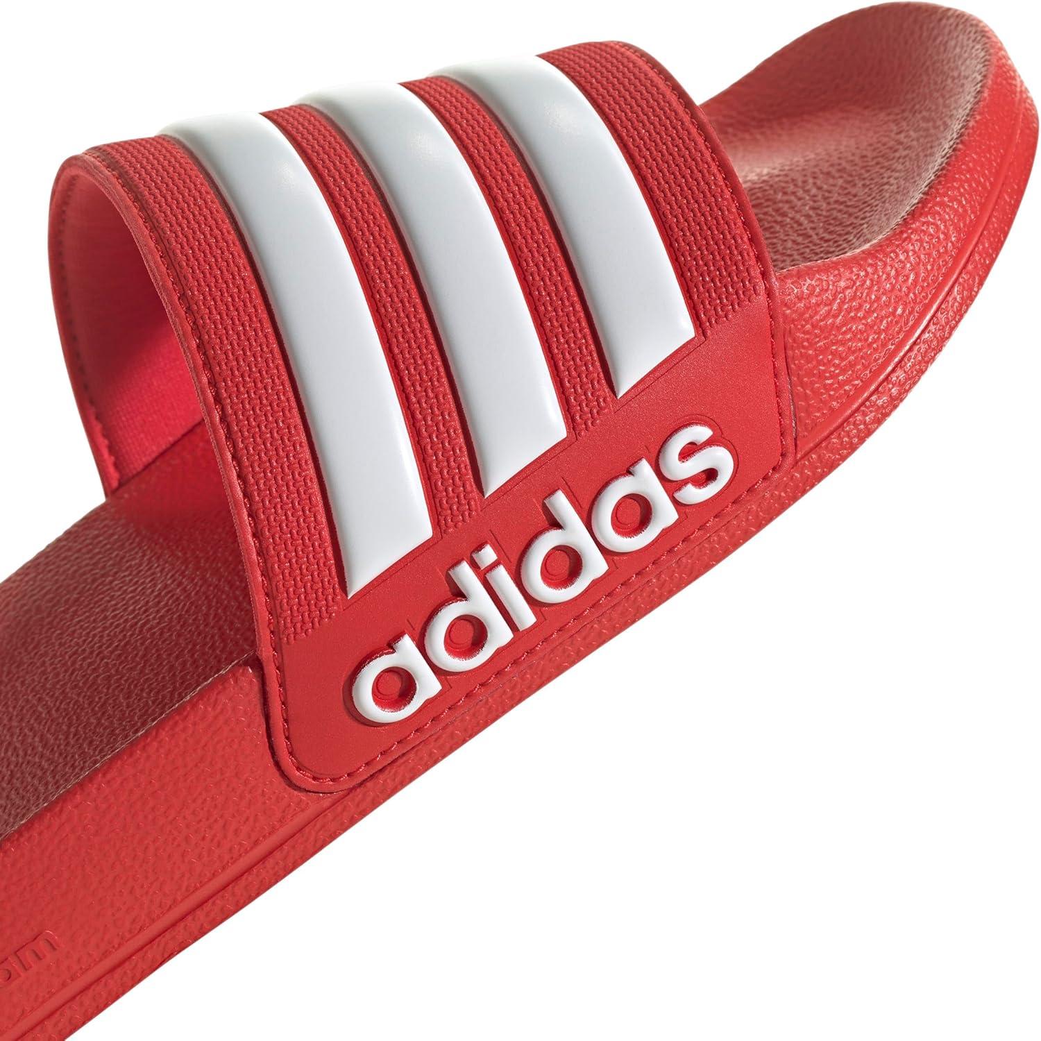 image:imageadidas Mens Adilette Shower SlidesVivid RedWhiteVivid Red