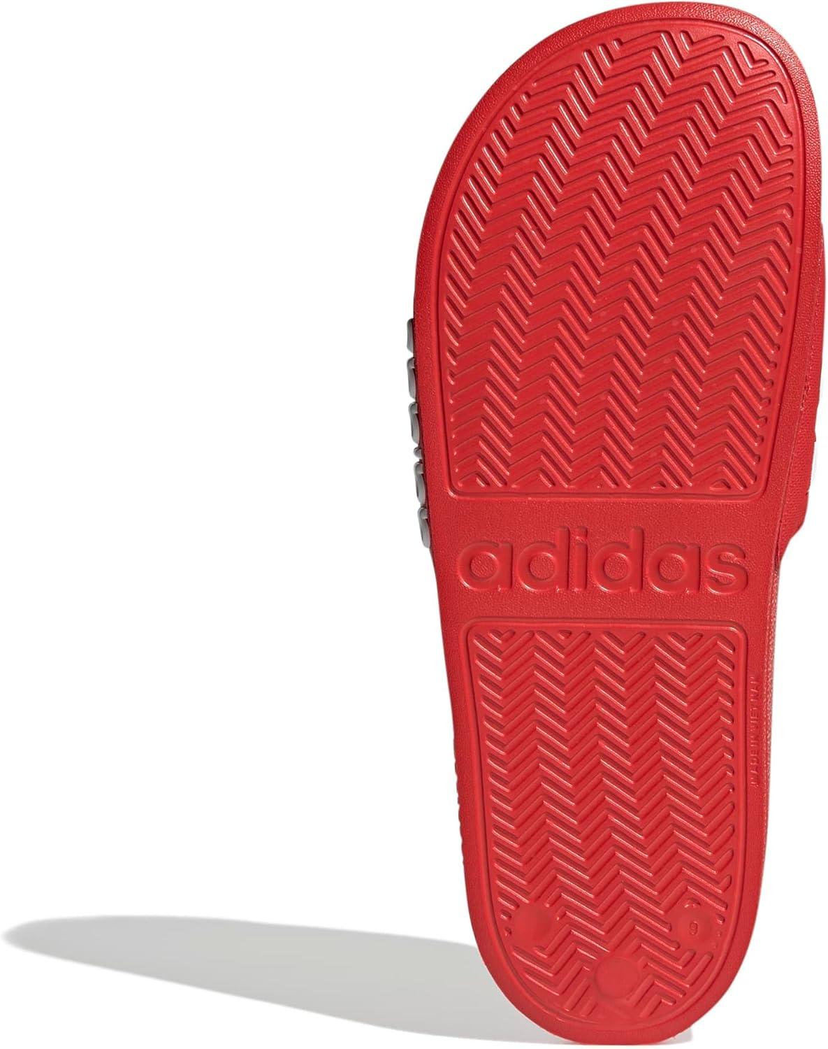image:imageadidas Mens Adilette Shower SlidesVivid RedWhiteVivid Red