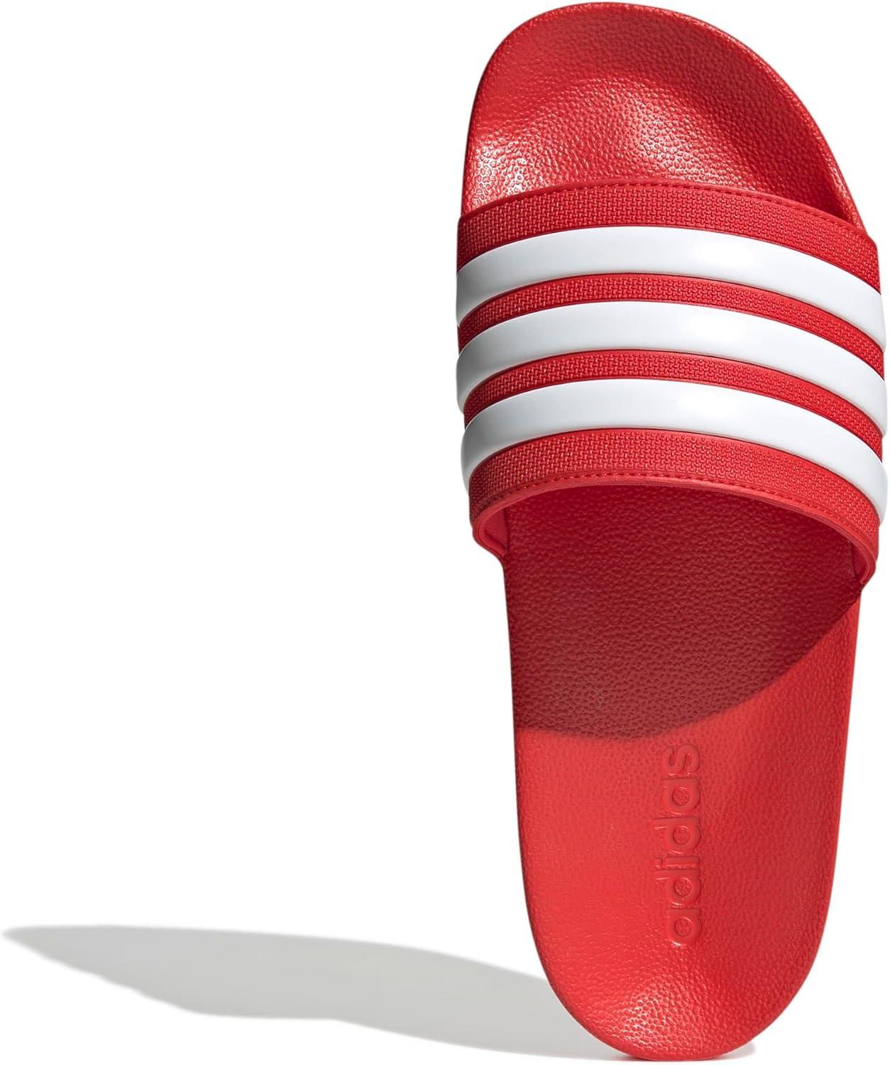 image:imageadidas Mens Adilette Shower SlidesVivid RedWhiteVivid Red