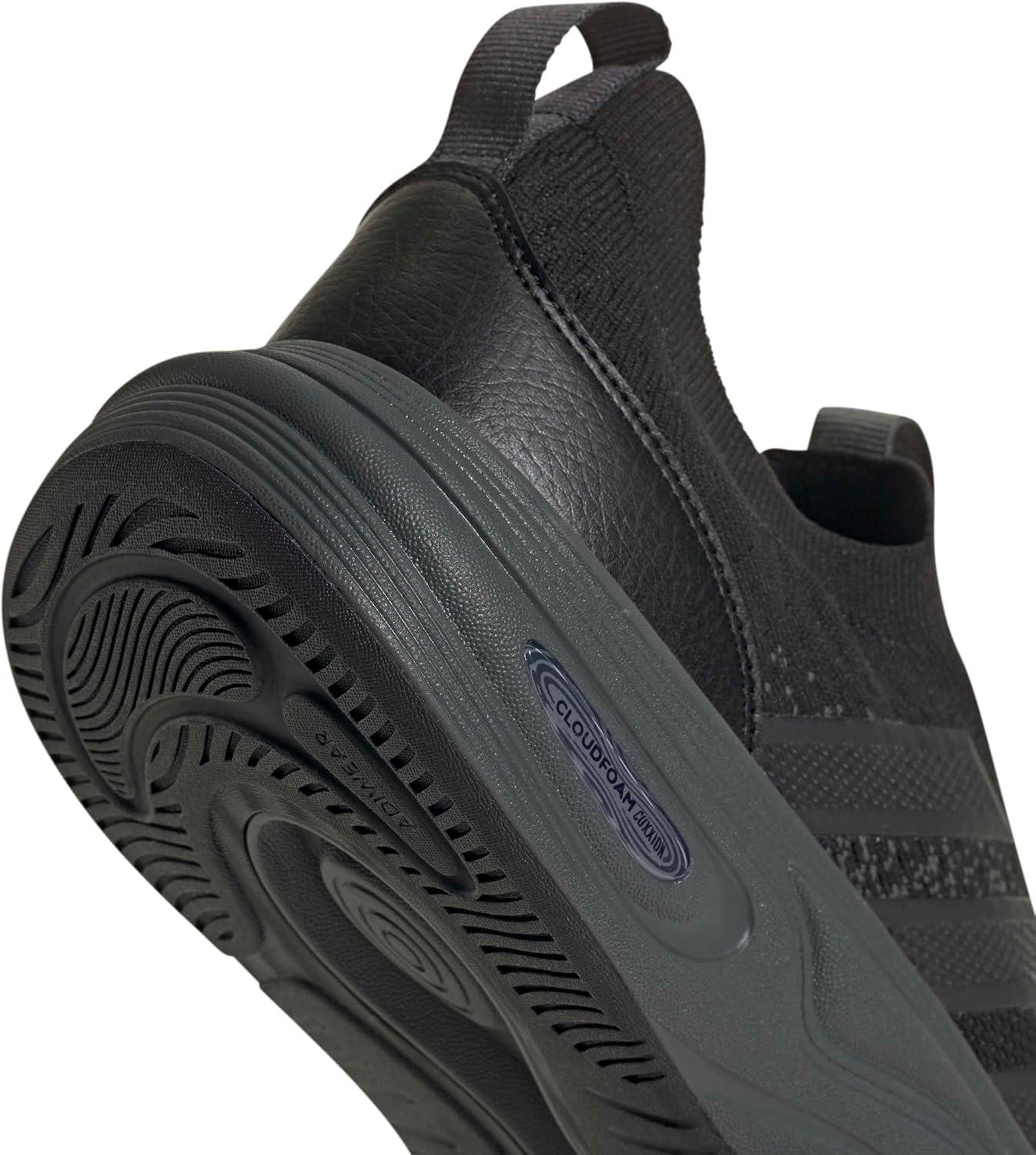 image:imageadidas Mens Cloudfoam Cuxxion SockBlackCarbonGrey