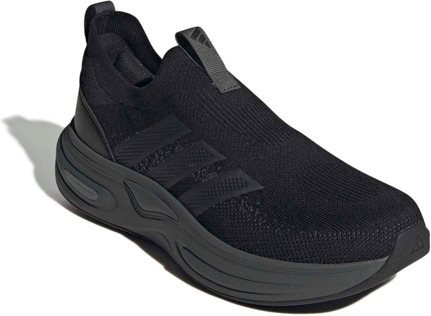 image:imageadidas Mens Cloudfoam Cuxxion SockBlackCarbonGrey