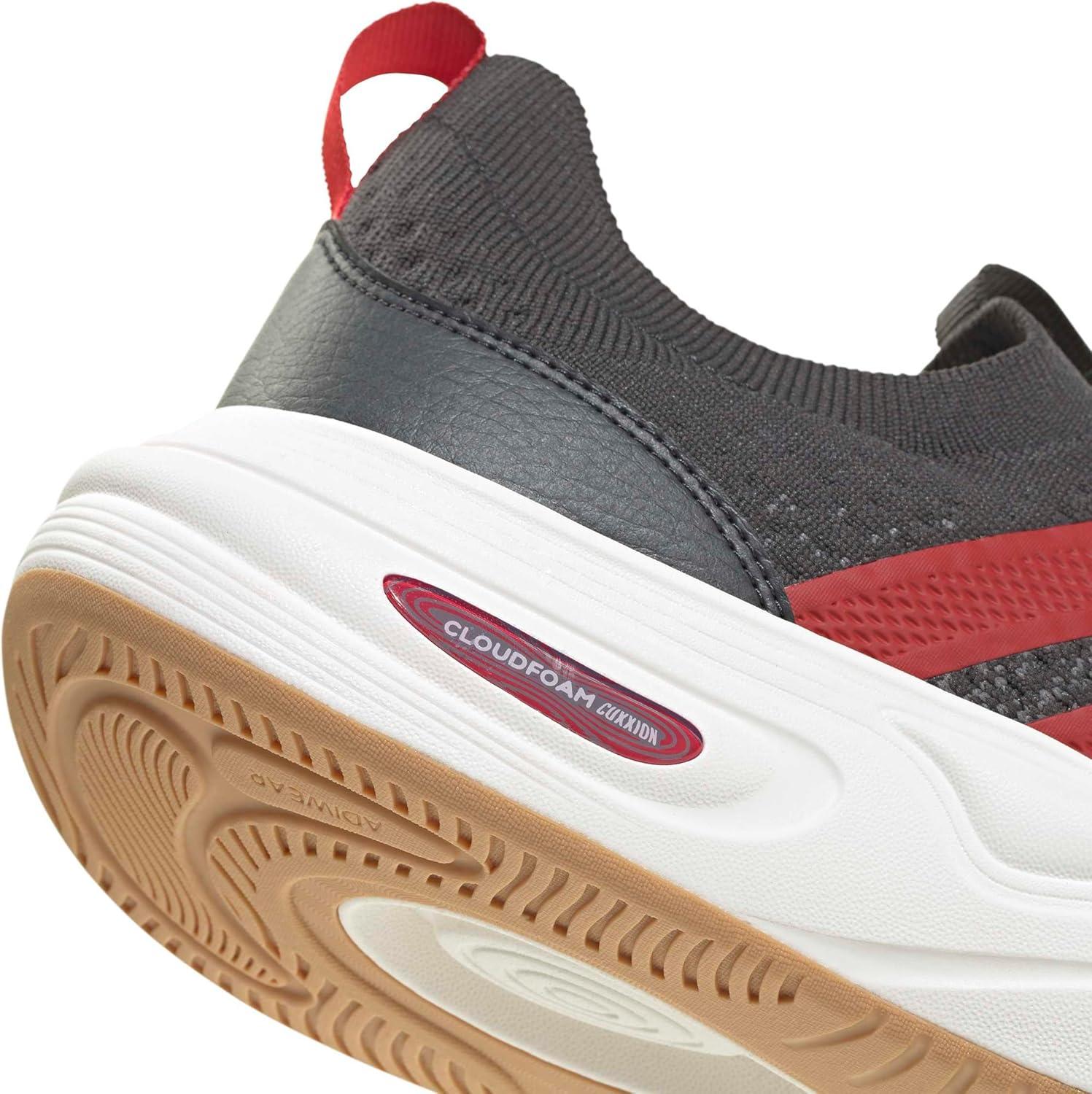 image:imageadidas Mens Cloudfoam Cuxxion SockCarbonBetter ScarletWhite