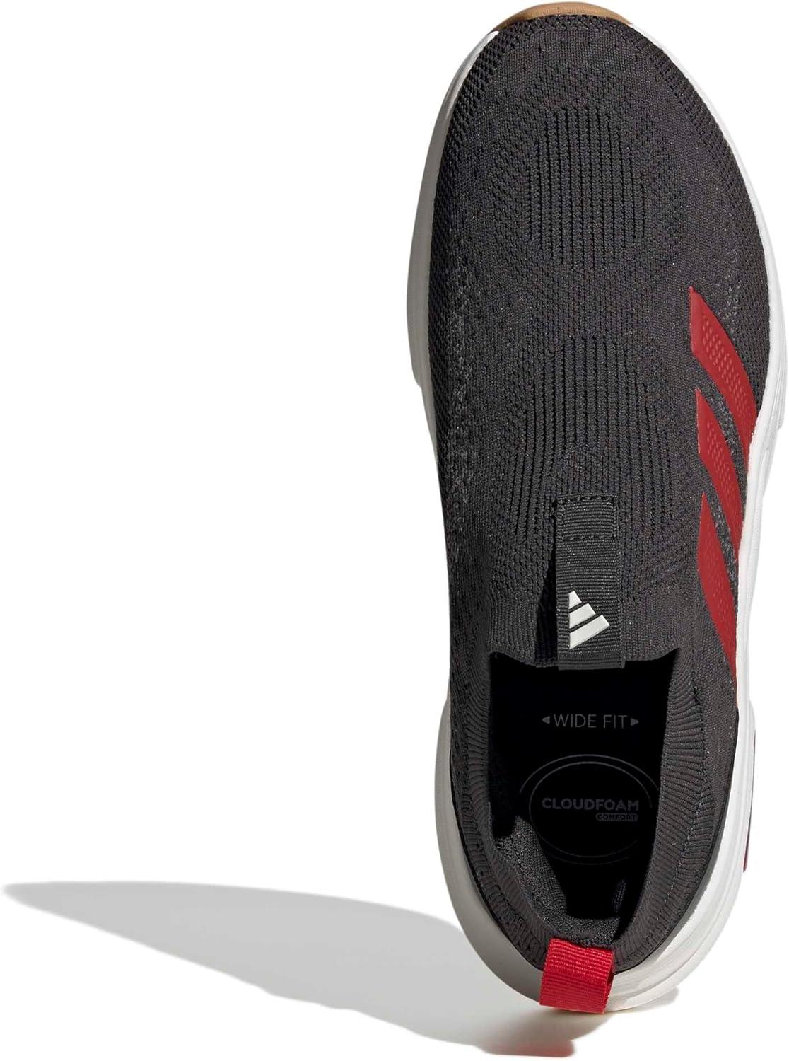 image:imageadidas Mens Cloudfoam Cuxxion SockCarbonBetter ScarletWhite