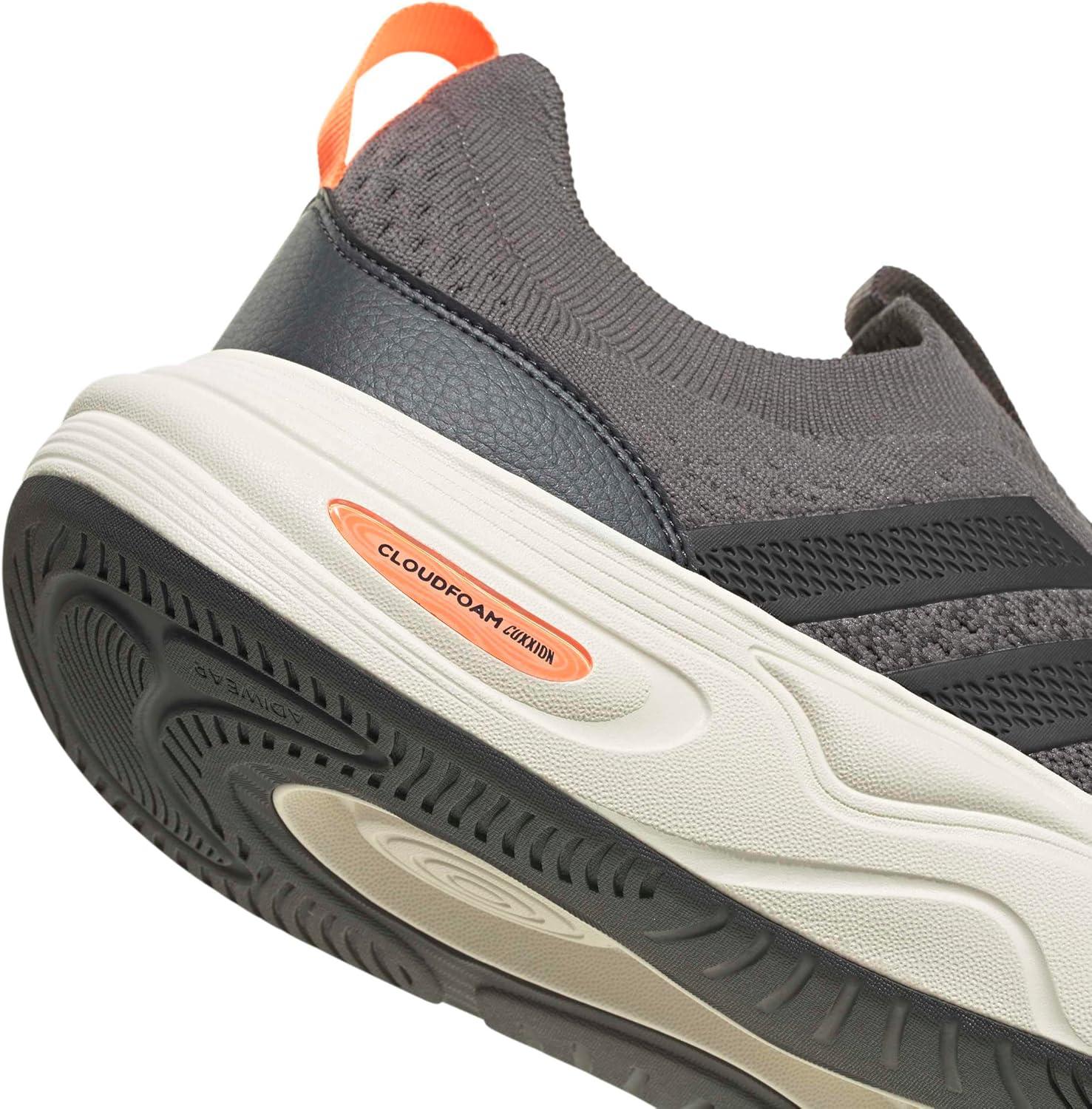 image:imageadidas Mens Cloudfoam Cuxxion SockCharcoalCarbon